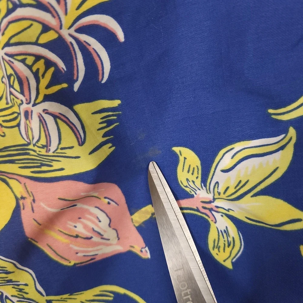 POLO Ralph Lauren Mens XXL/ 2XL‎ Yellow Hibiscus Flower Swim Trunks Bathing Suit